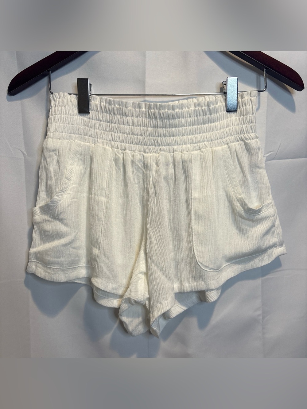 Prana White Fernie Shorts
